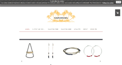 Desktop Screenshot of mayann-bijoux.com